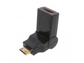 Zikko ZK-B016 Mini HDMI Male to HDMI Female Converter 90 Derajat